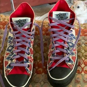Suicide Squad Harley Quinn high top converse